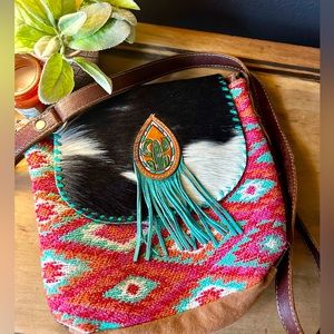*Like New* Myra Bag Cowhide & Leather crossbody bag